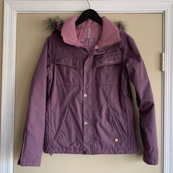 Burton Purple Winter Ski Snow Jacket Women's Sz.S Skiing Snowboarding Coat - Picture 1 of 15